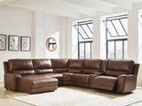 Side angle view of DeepWakes Canyon reclining sectional