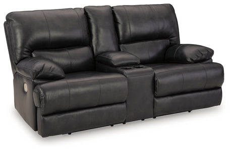 Mountainous Eclipse loveseat angled closed