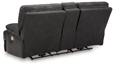 Mountainous Eclipse loveseat back view