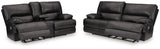 Open recline position of Mountainous Eclipse sofa seat
