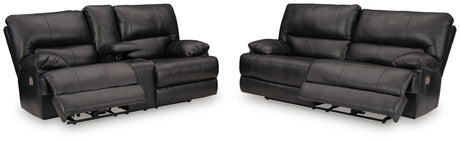 Open recline position of Mountainous Eclipse sofa seat