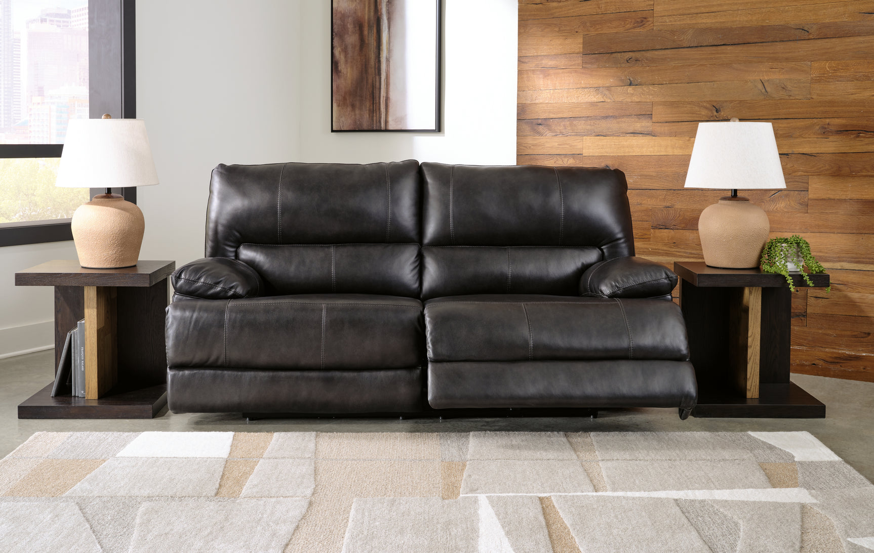 Mountainous Eclipse Sofa fully reclined position