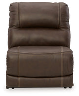 Side angle of Dunleith 7-piece sectional