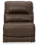Close-up of Easy View adjustable headrest