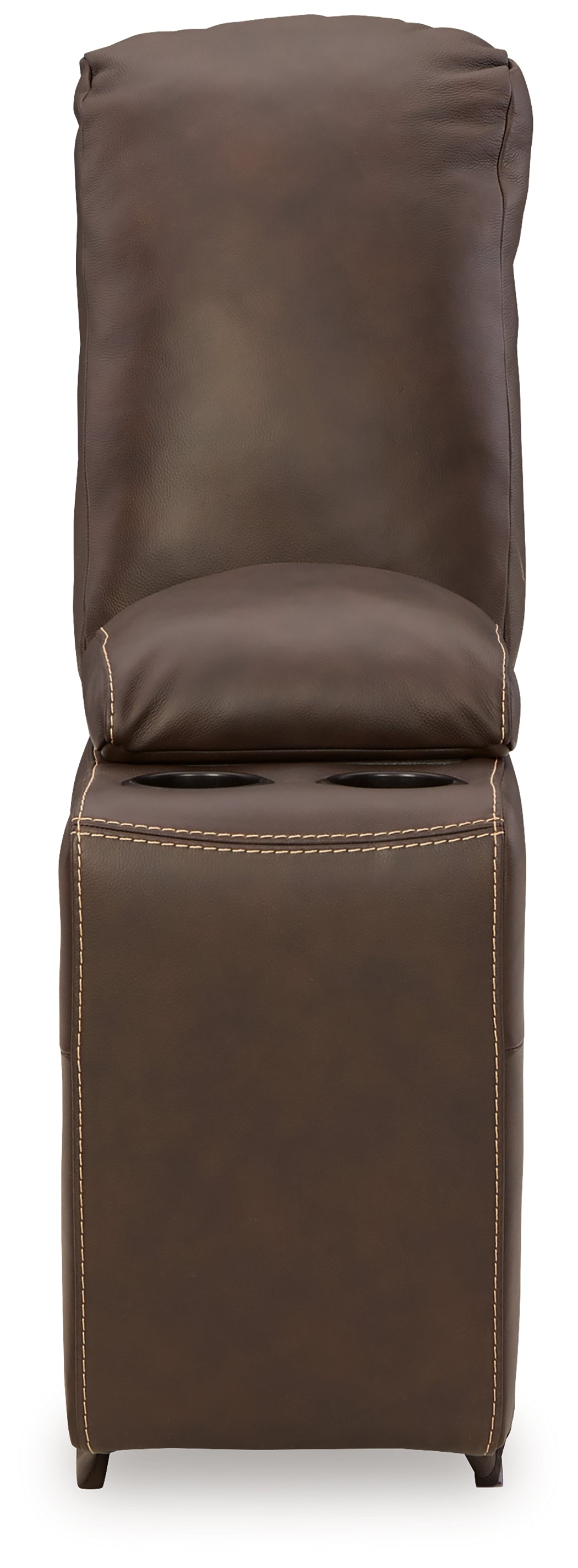 Power reclining seat open on Dunleith sectional