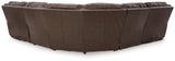 View of Easy View™ adjustable headrest on sectional