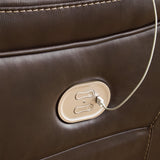 Close-up of zero-draw USB plug-in