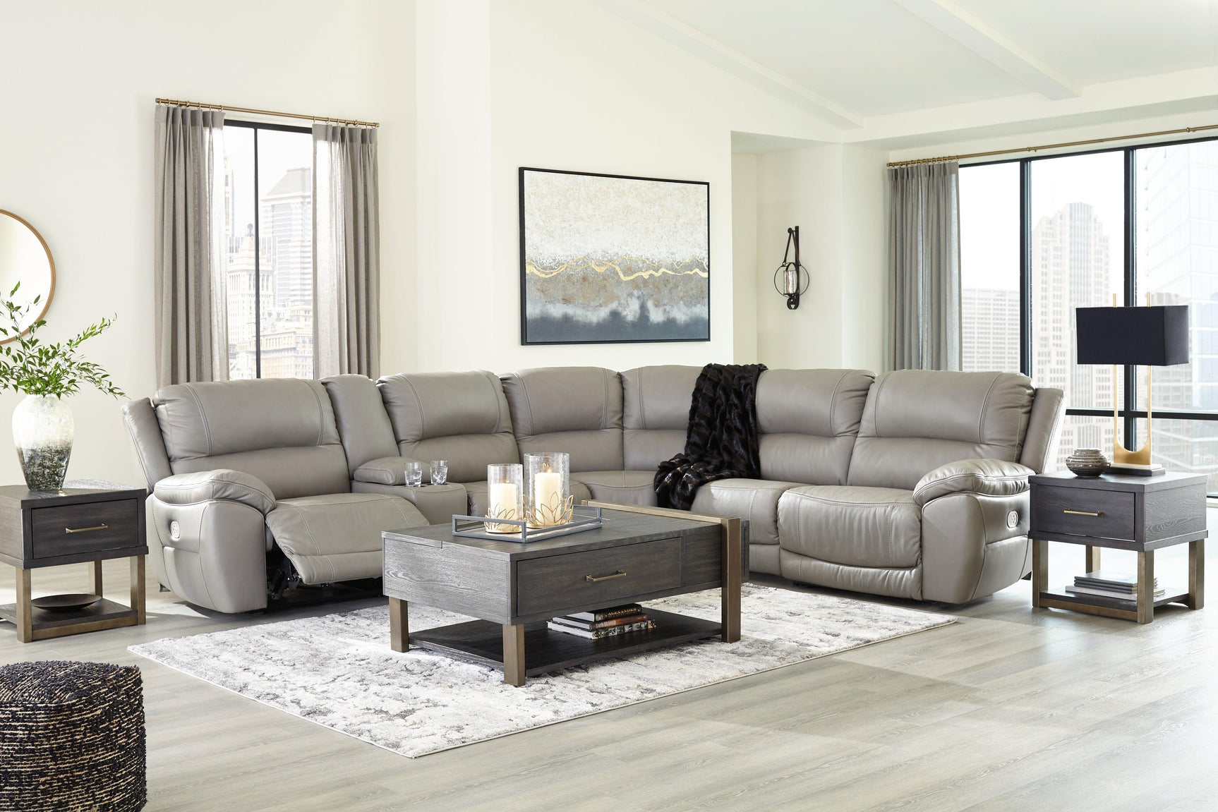 Wedge piece of sectional
