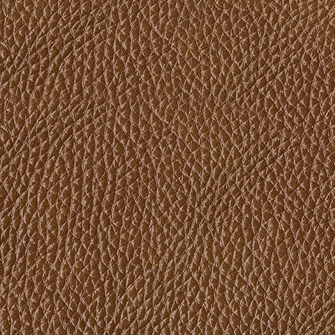 Temmpton leather swatch showing chocolate color and texture