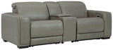 Correze sectional reclining loveseat angle