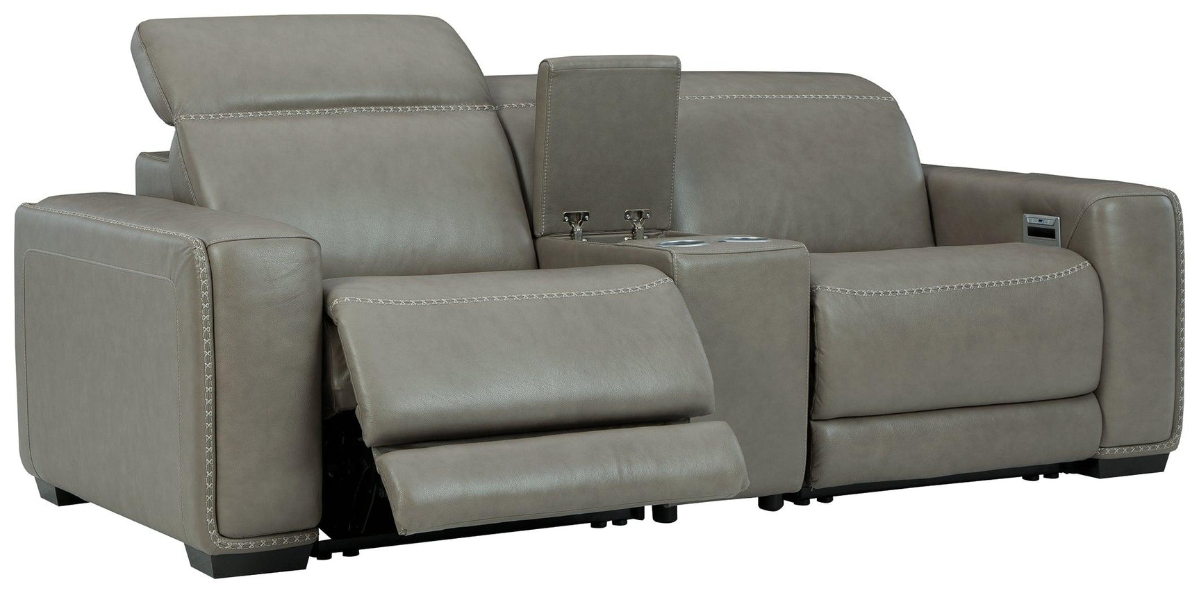 Correze sectional side open recliner