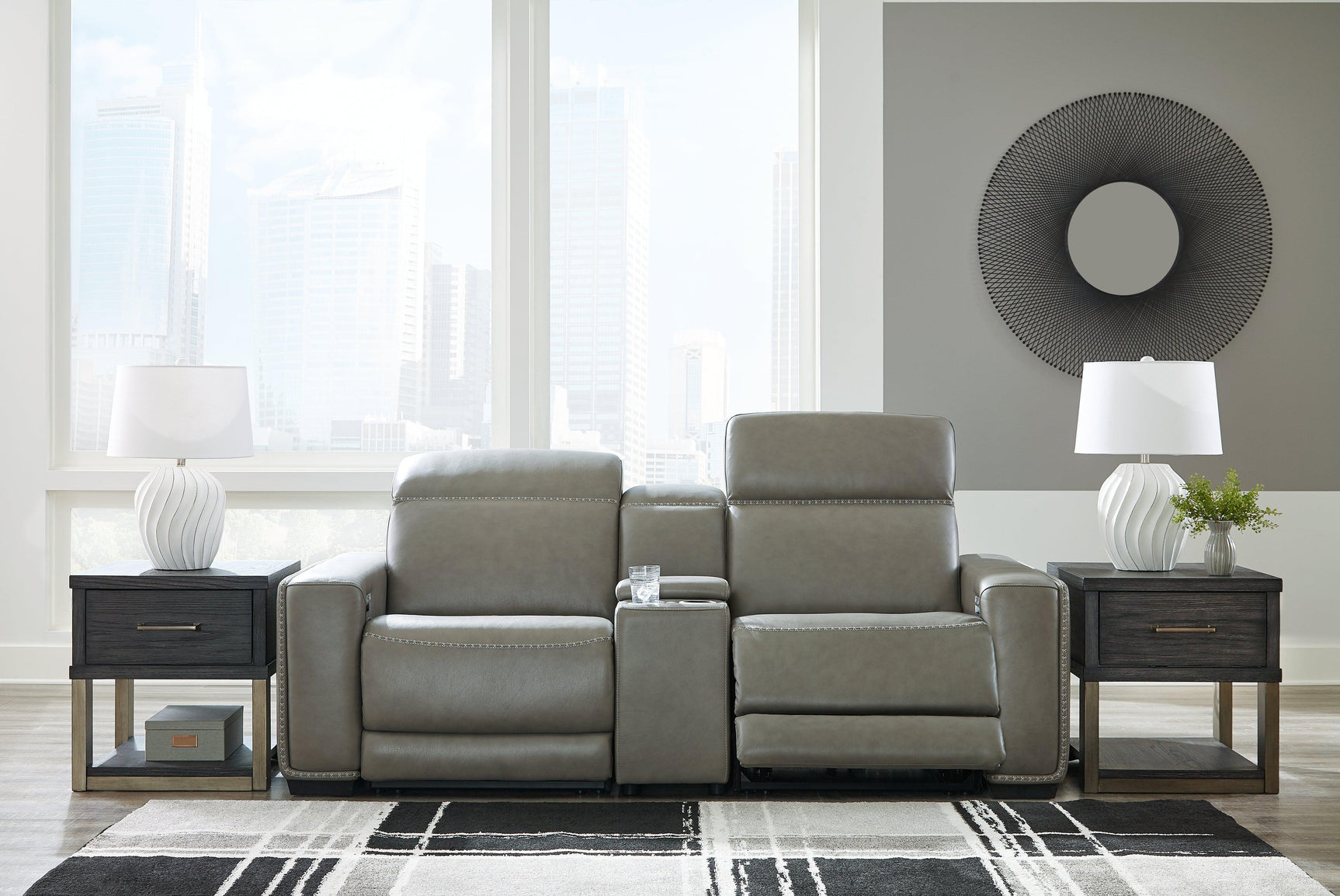 Correze sectional opened set