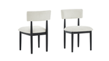 Another room perspective of Elan Black round dining furniture
