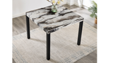 Alternate main view of Cosmo Brown counter height dining set