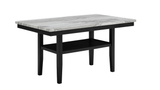 dining room setting featuring Marbelle Gray Dining Room Set