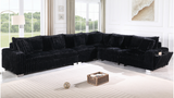 Snuggle Station Black 6 or 7-Piece Sectional view 4