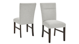 room view highlighting Carson Gray Dining Room Set seating arrangement