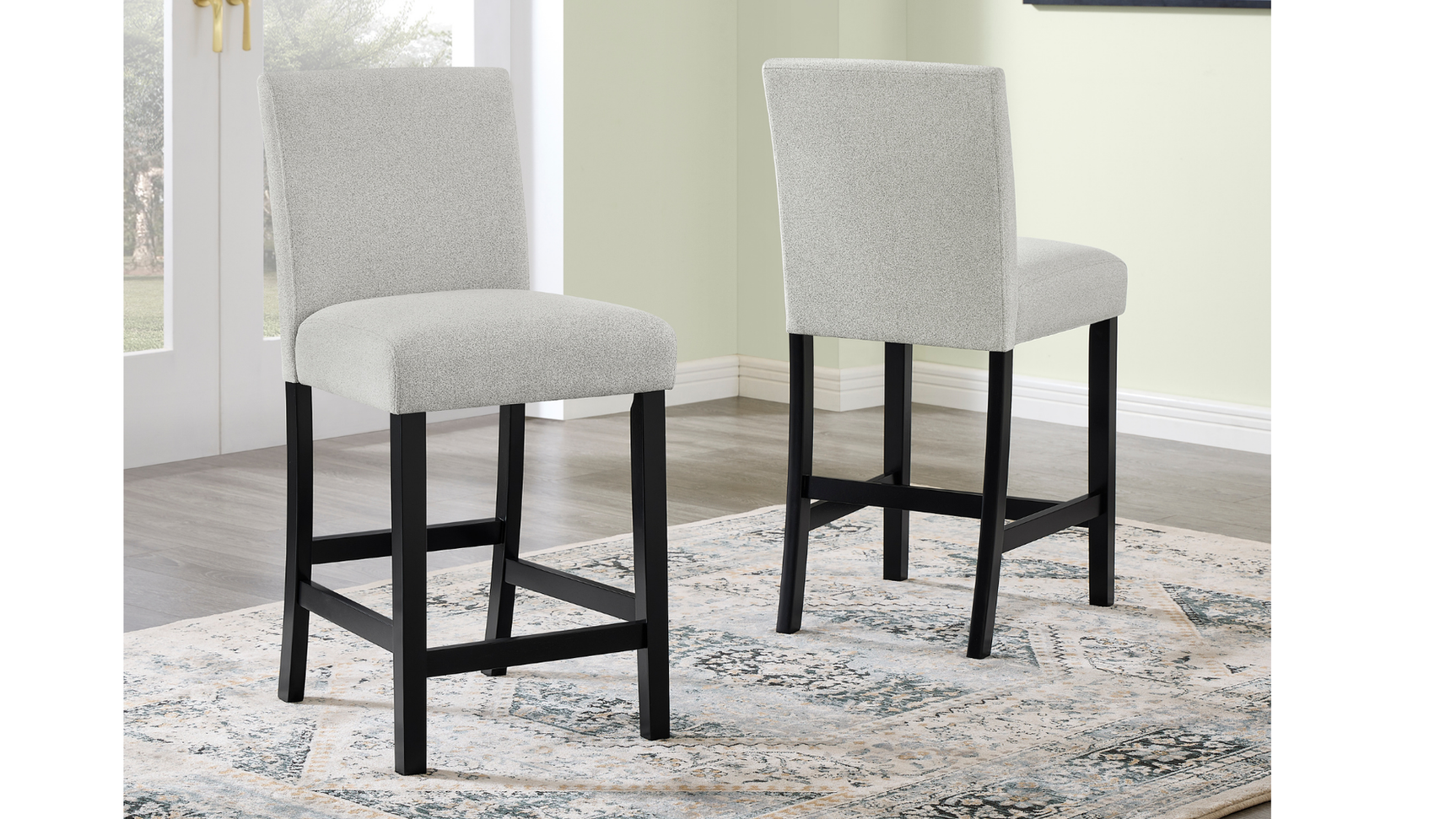 Another main view of Marbelle Gray Counter Height Dining Set