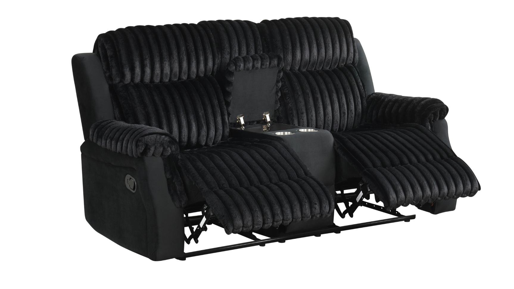 Willow Black recliner side view