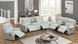Willow Grey loveseat reclining position