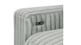 Rana ottoman in matching grey upholstery