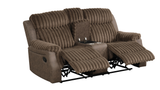 Console with USB charging ports and cup holders