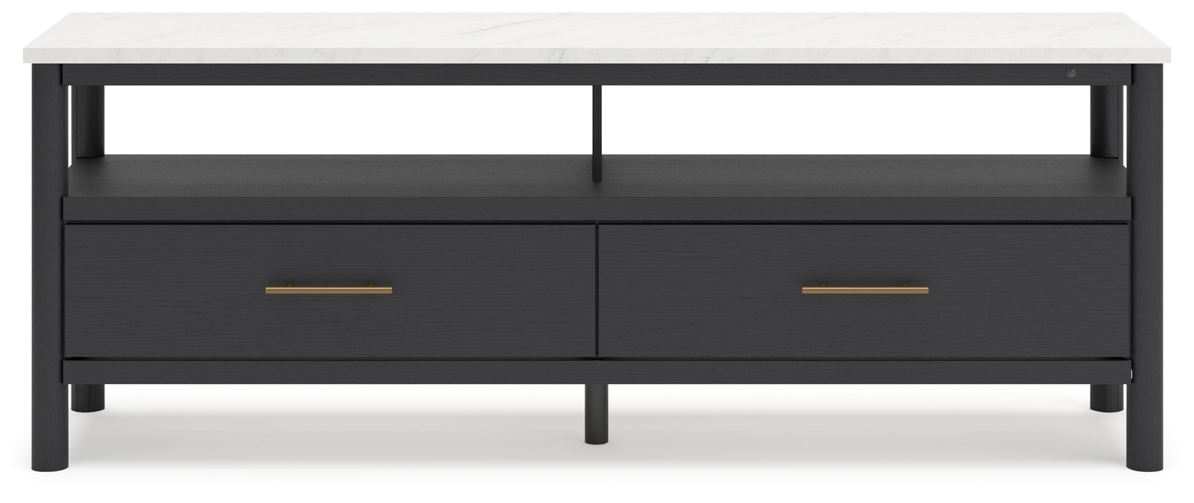 Rear view of Cadmori 72" TV stand