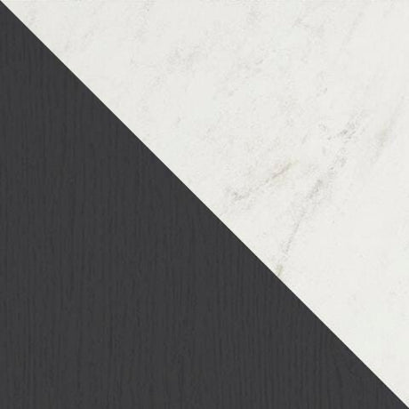 Cadmori Black/White 63" TV Stand finish detail