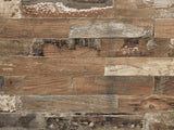 Top finish detail of whitewashed wood grain pattern