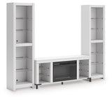 Brollevi Entertainment Center angled side view