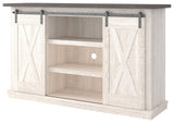 Dorrinson Two-Tone 54 Inch TV Stand front view