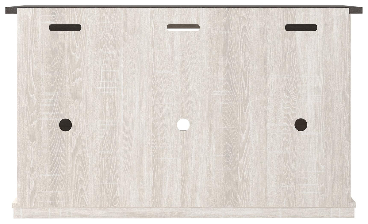 Dorrinson Two-Tone 54 Inch TV Stand front view
