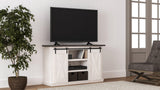 Dorrinson Two-Tone 54 Inch TV Stand dimension diagram