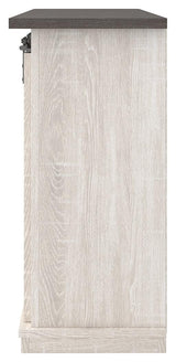 Dorrinson Two-Tone 54 Inch TV Stand front view