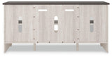 Dorrinson Two-tone 60-inch TV Stand side alternate