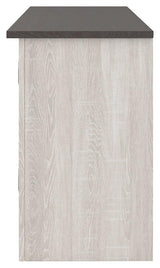 Dorrinson Two-tone 60-inch TV Stand back alternate view