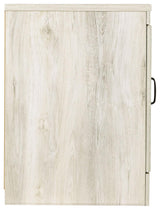 Bellaby Whitewash 63-inch TV Stand detail close-up