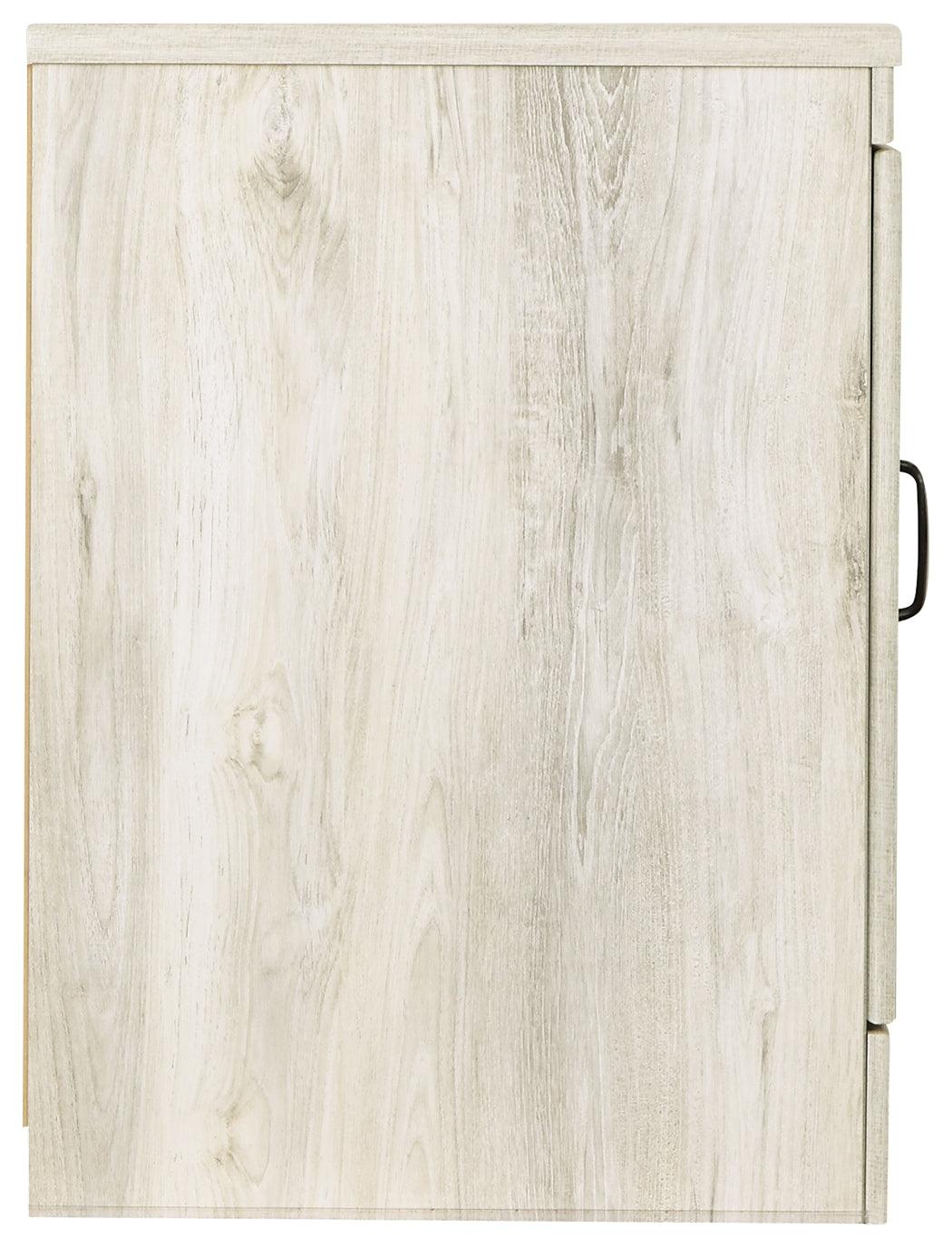 Bellaby Whitewash 63-inch TV Stand detail close-up