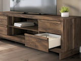 Zadilyn TV stand close-up detail