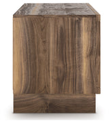 Zadilyn TV stand side view