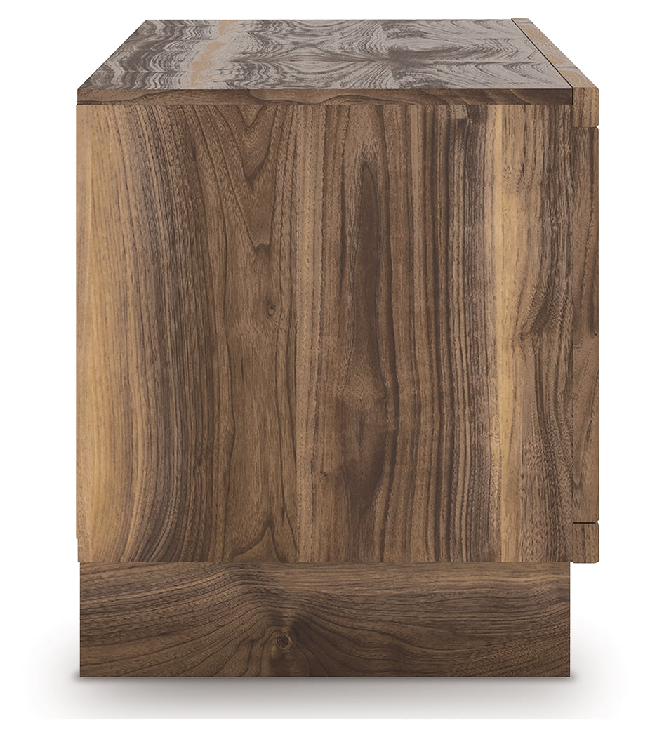 Zadilyn TV stand side view