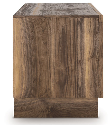 Zadilyn TV stand side view