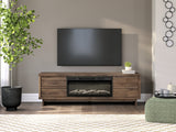 Remote control for fireplace feature