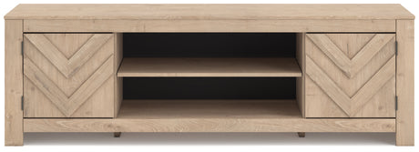 Cayboni TV stand head-on front view