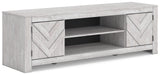 Cayboni TV stand angled side view