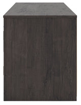 Top view of Cayboni TV stand surface and details