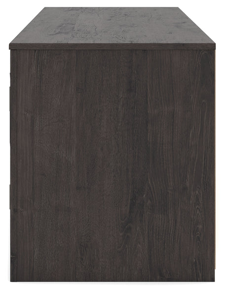 Top view of Cayboni TV stand surface and details