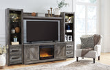 Wynnlow entertainment center dimensional diagram