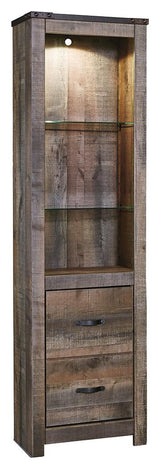 Trinell Brown Pier side view with open shelving