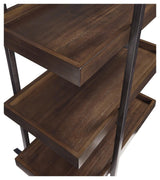Starmore metal-frame pier with shelves